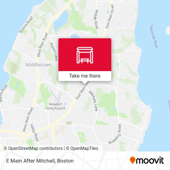 E Main After Mitchell map