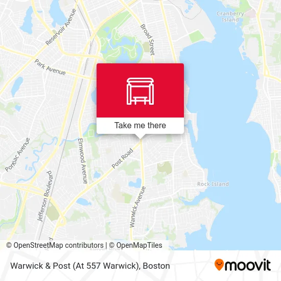 Warwick & Post (At 557 Warwick) map