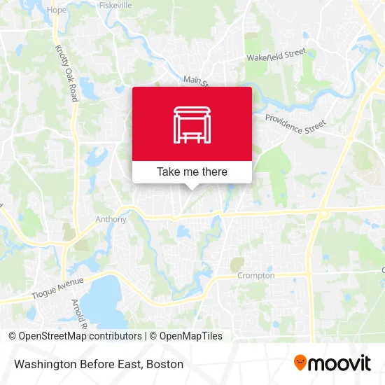 Washington Before East map