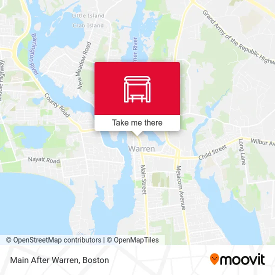 Main After Warren map