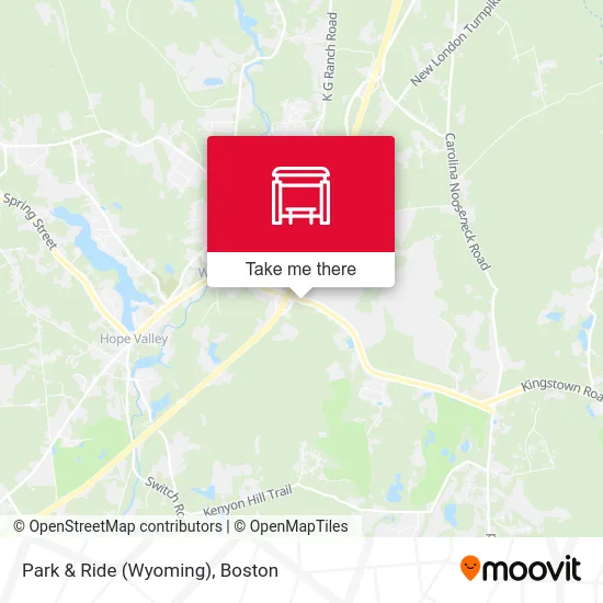Park & Ride (Wyoming) map