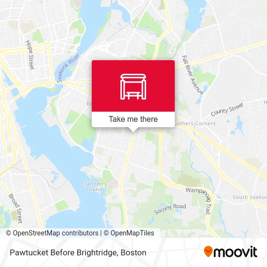 Pawtucket Before Brightridge map