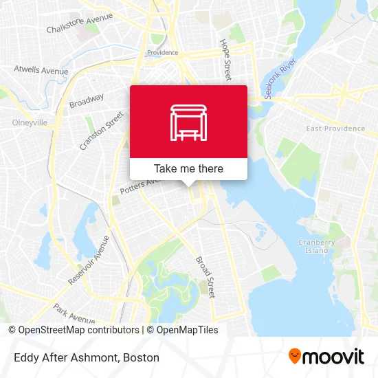 Eddy After Ashmont map