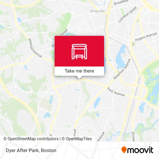 Dyer After Park map