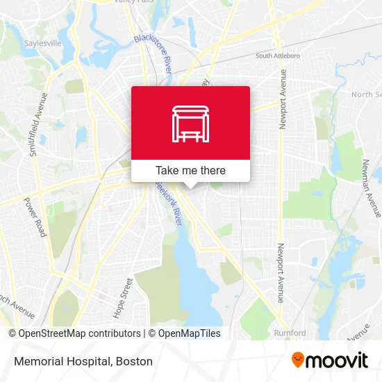 Memorial Hospital map