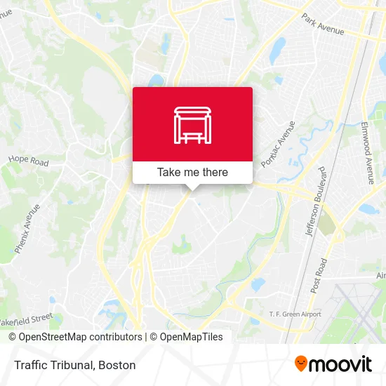Traffic Tribunal map