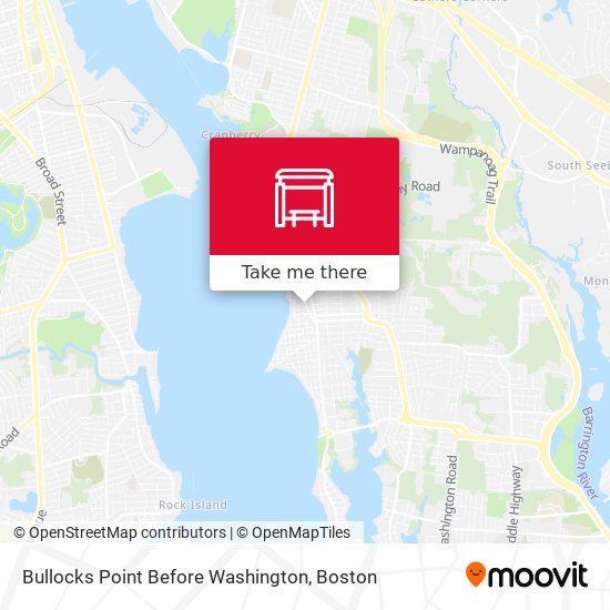 Mapa de Bullocks Point Before Washington