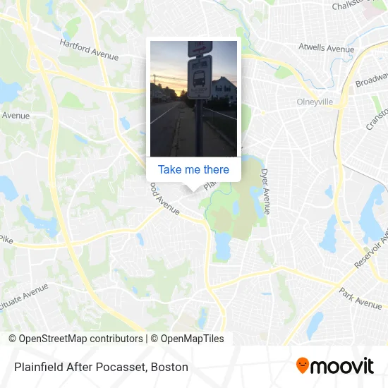 Plainfield After Pocasset map