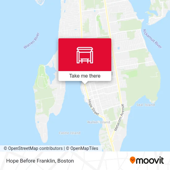 Hope Before Franklin map