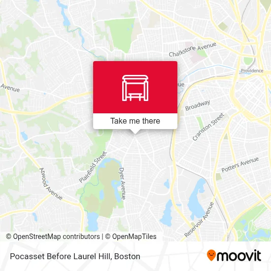 Pocasset Before Laurel Hill map