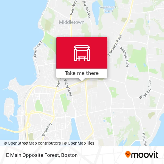 E Main Opposite Forest map