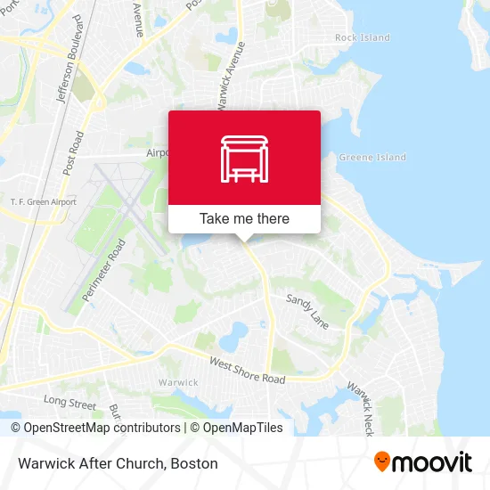 Warwick After Church map