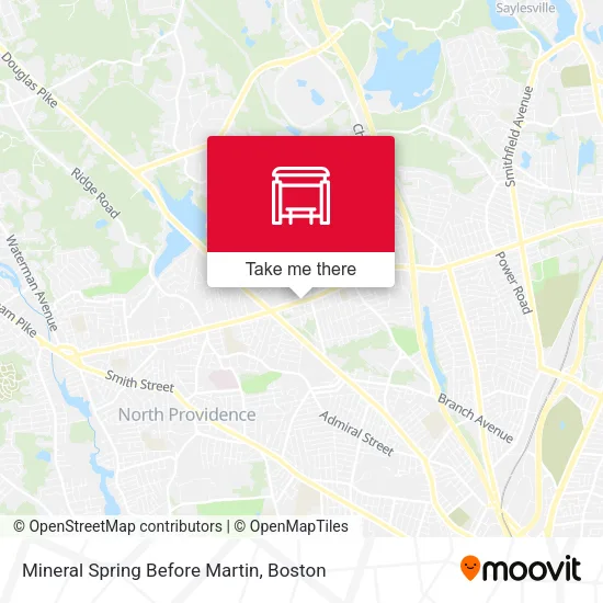 Mineral Spring Before Martin map