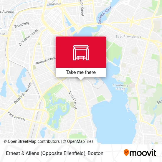 Ernest & Allens (Opposite Ellenfield) map