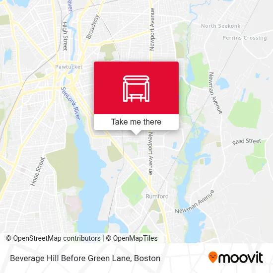 Beverage Hill Before Green Lane map