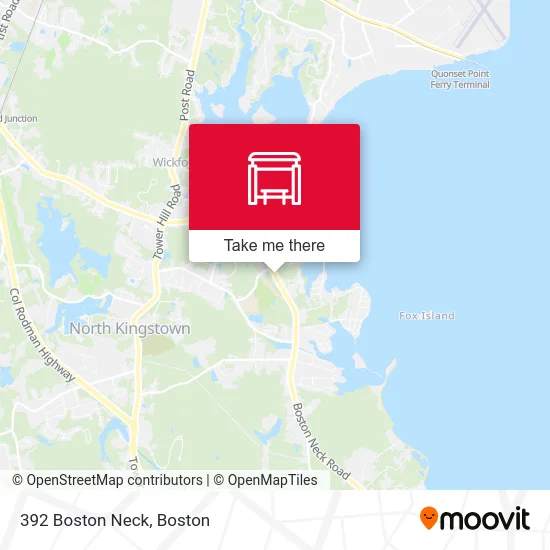 392 Boston Neck map