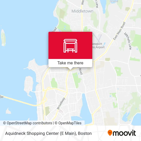 Aquidneck Shopping Center (E Main) map