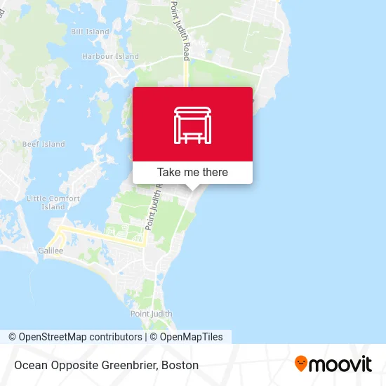 Ocean Opposite Greenbrier map