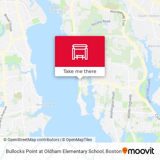 Mapa de Bullocks Point at Oldham Elementary School