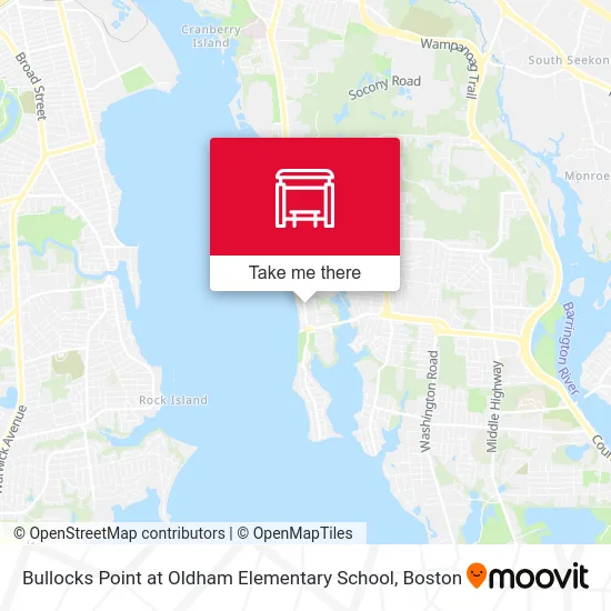 Bullocks Point at Oldham Elementary School map