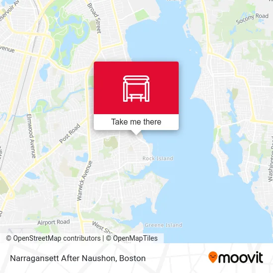 Narragansett After Naushon map