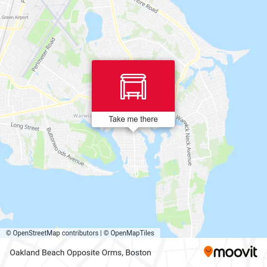 Oakland Beach Opposite Orms map