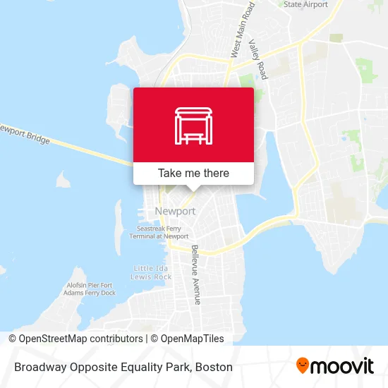Broadway Opposite Equality Park map