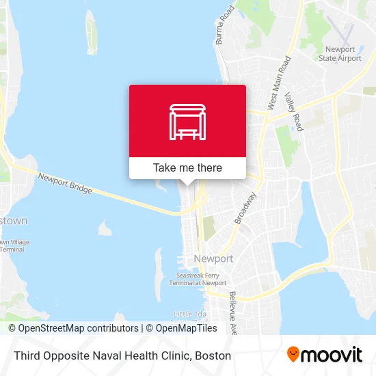 Third Opposite Naval Health Clinic map