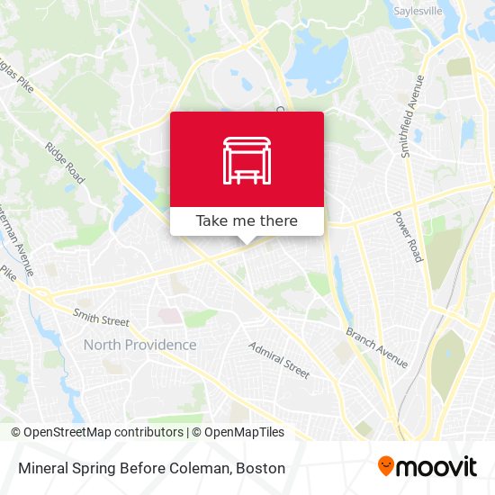 Mapa de Mineral Spring Before Coleman