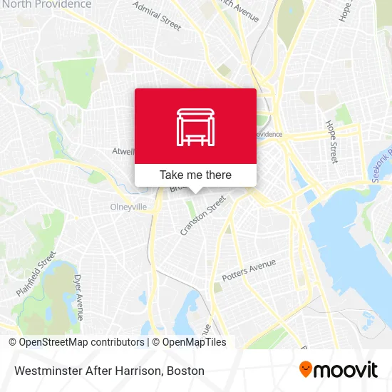 Westminster After Harrison map