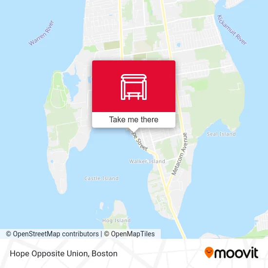 Hope Opposite Union map