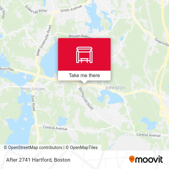 After 2741 Hartford map