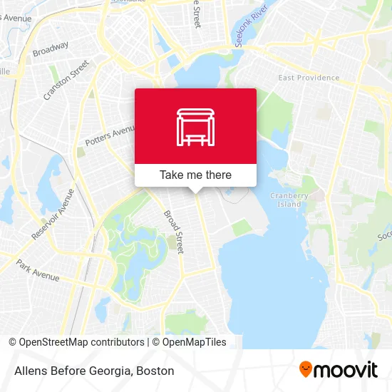 Allens Before Georgia map