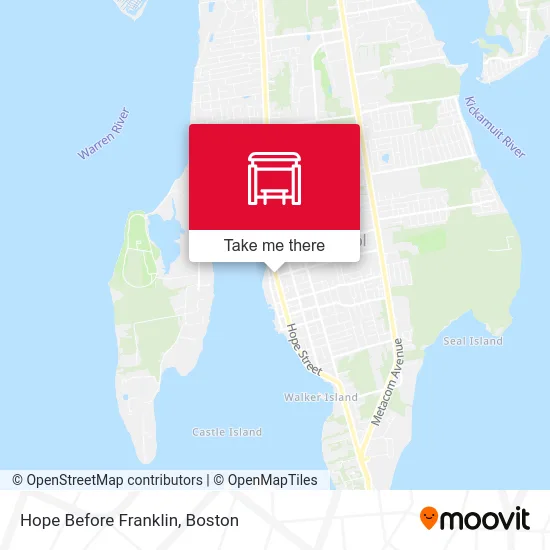 Hope Before Franklin map