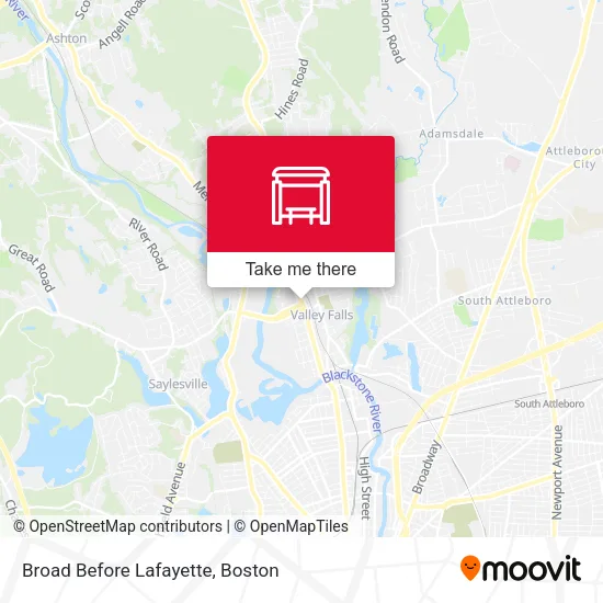 Broad Before Lafayette map