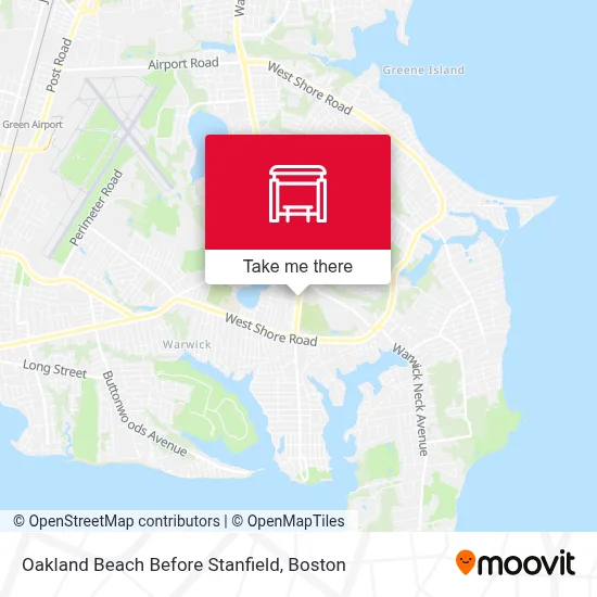 Oakland Beach Before Stanfield map