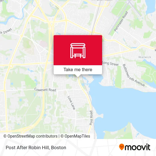 Post After Robin Hill map