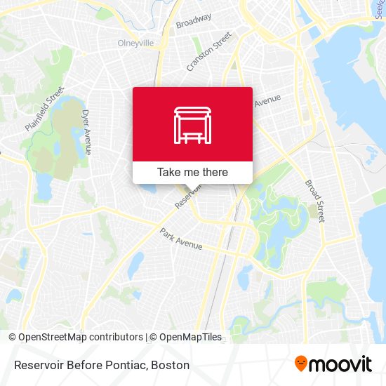 Reservoir Before Pontiac map