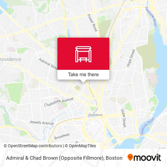 Admiral & Chad Brown (Opposite Fillmore) map