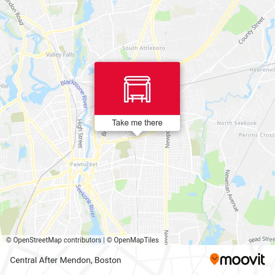 Central After Mendon map