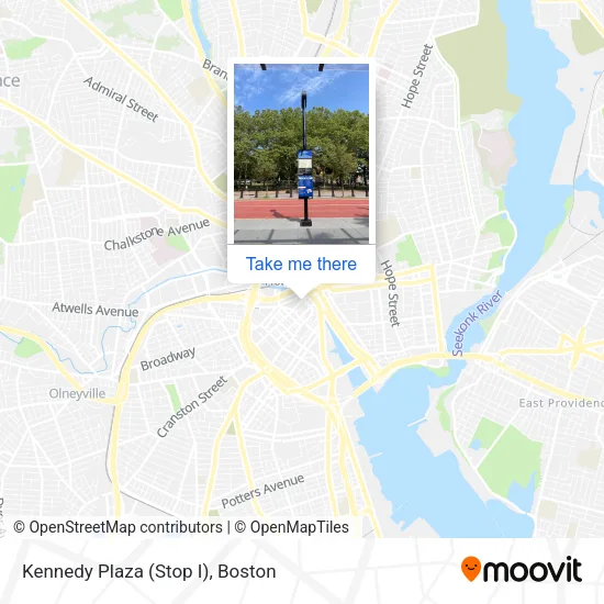 Kennedy Plaza (Stop I) map