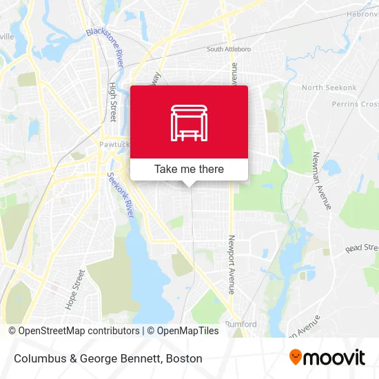 Columbus & George Bennett map