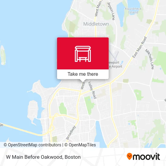 W Main Before Oakwood map