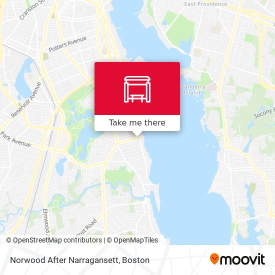 Mapa de Norwood After Narragansett