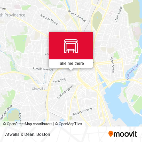 Atwells & Dean map
