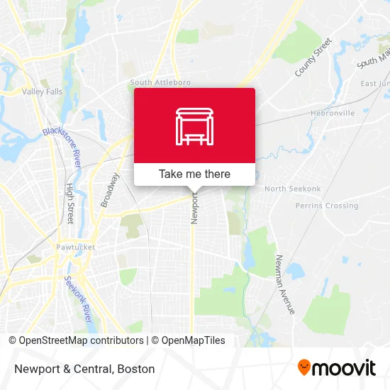 Newport & Central map