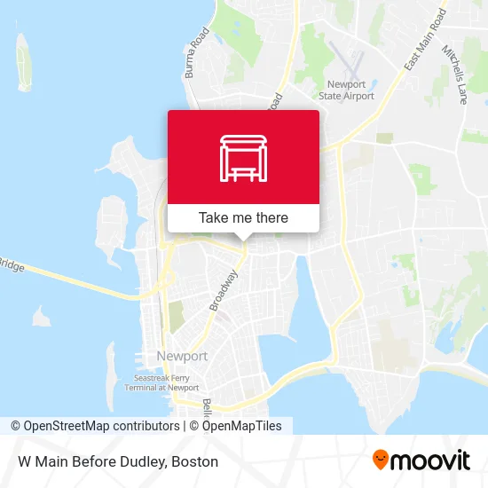 W Main Before Dudley map