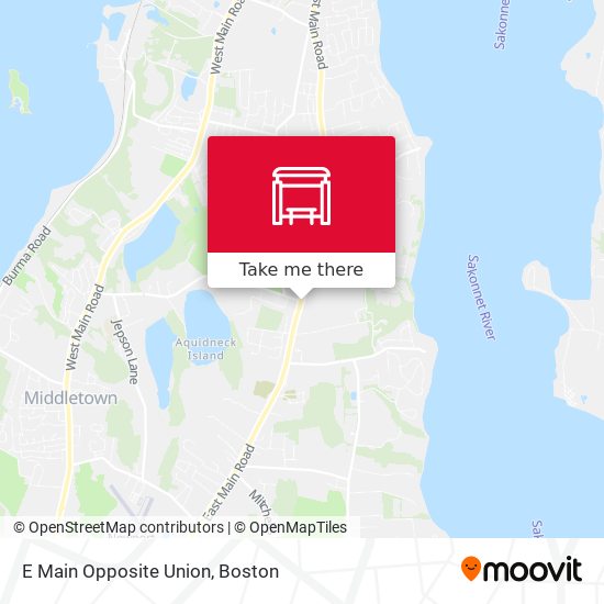 Mapa de E Main Opposite Union
