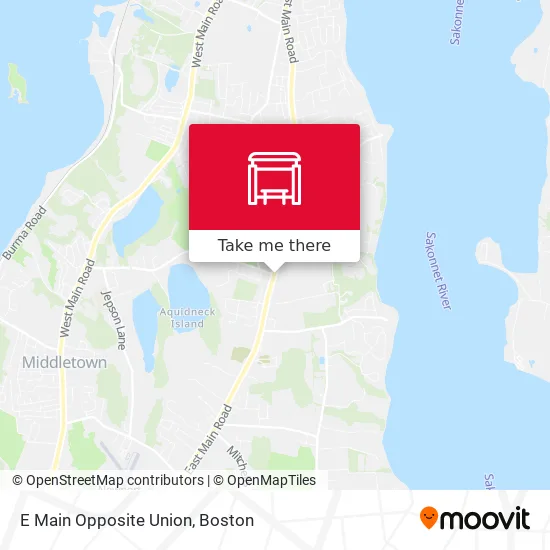 E Main Opposite Union map