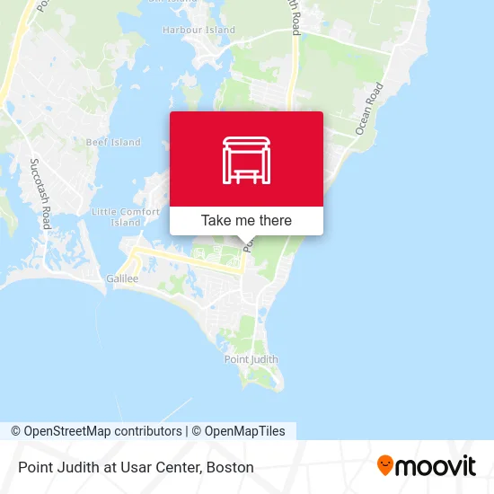 Point Judith at Usar Center map